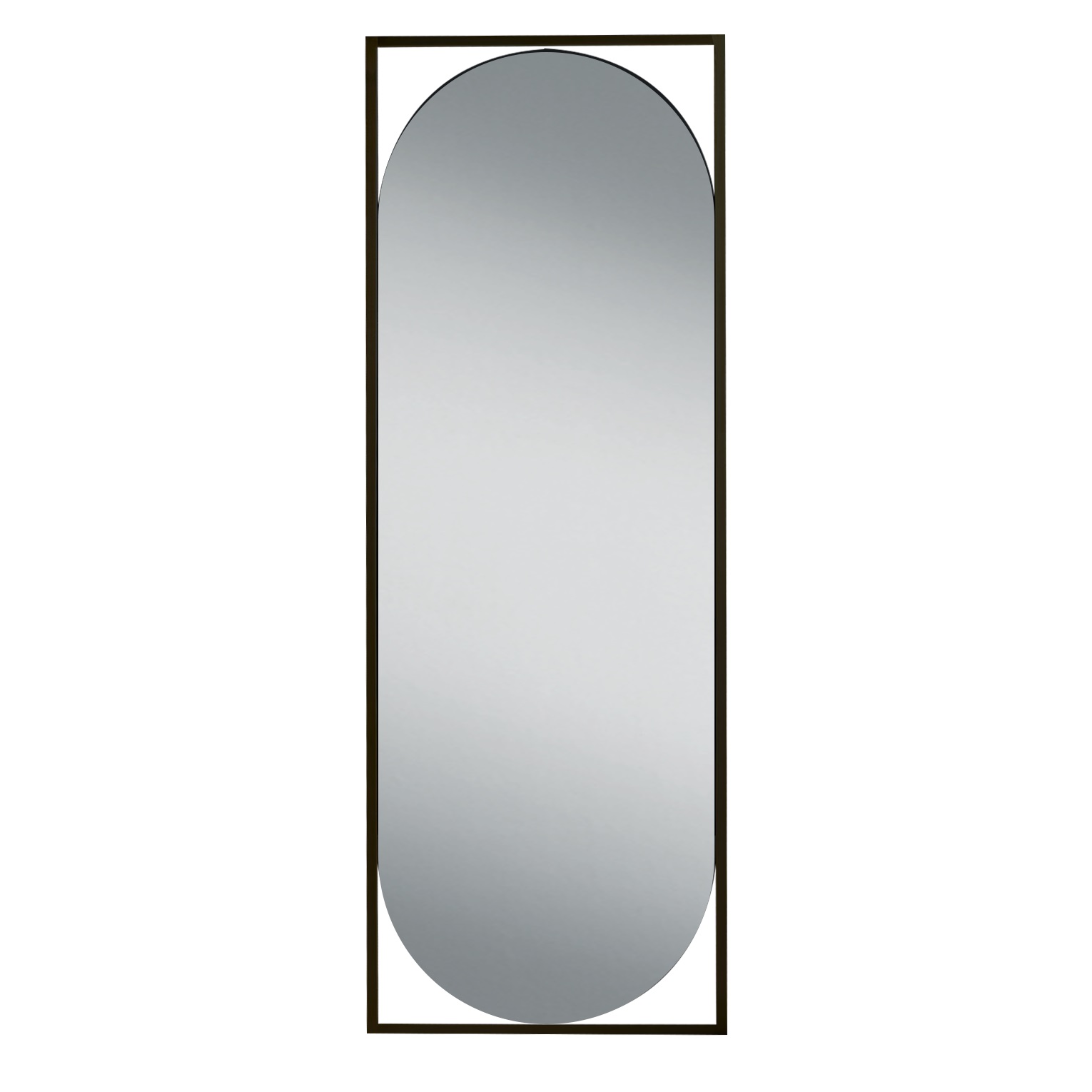 Зеркало в черной рамке